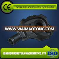 AW953 Pump casing for auto engine, iron cast parts, water pump